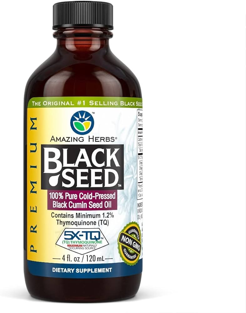 Amazing Herbs | Black Seed Oil- 4fl oz