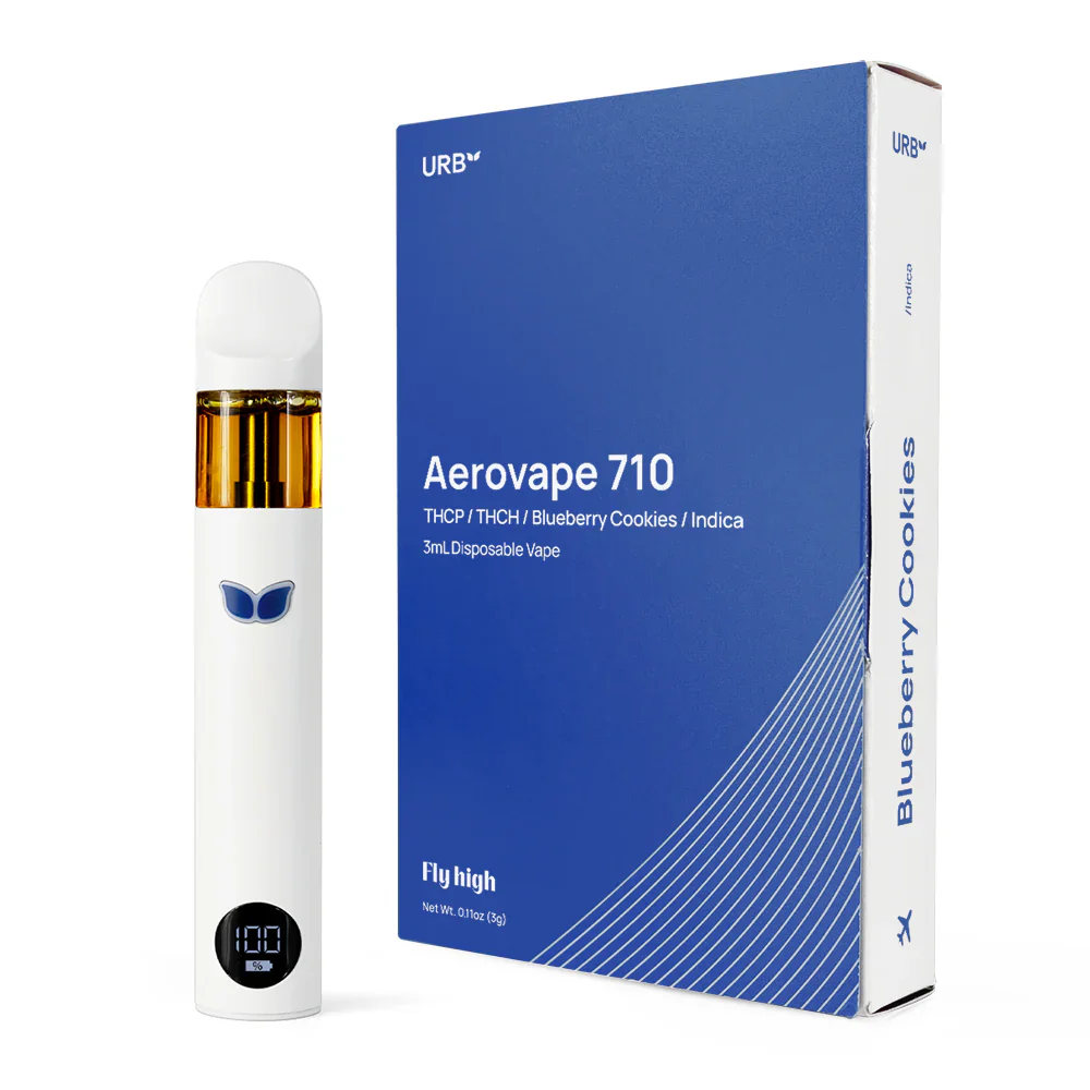 Urb Aerovape 710 3ml Disposable THCp/THCh Indica Peach Mango Melons