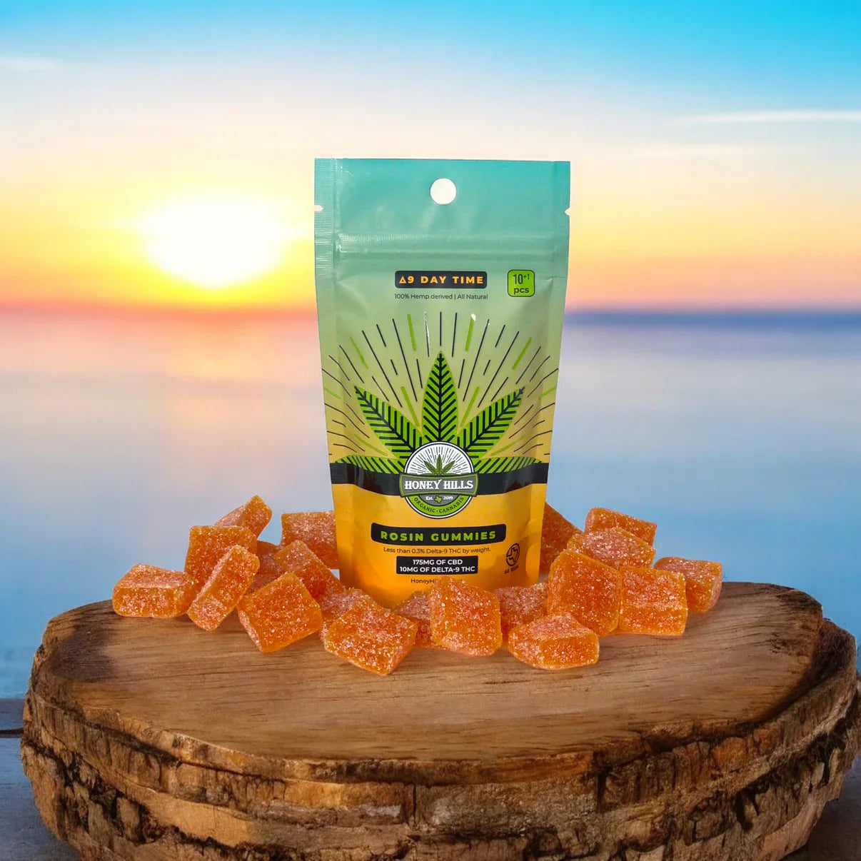 Honey Hills 10mg Delta-9 Rosin Gummies - Daytime