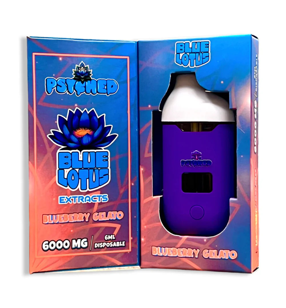 Psyched Blue Lotus Disposable- Blueberry Gelato- 6ml