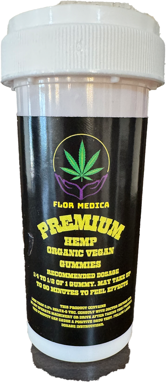 Flor Medica 25mg D9 THC + 75mg CBD Gummies - Dragon Fruit