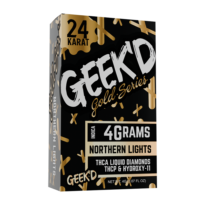 Geek'd - 4Gs THCa Liquid Diamonds Disposable Vape | Northern Lights (Hybrid)