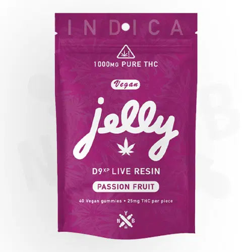 JELLY D9XP LIVE RESIN GUMMIES 1000MG / 40CT / 25MG PER PK