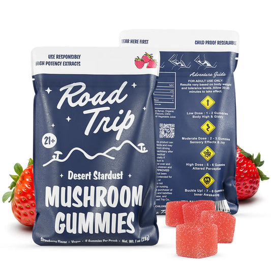 Road Trip Mushroom Gummies - Desert Stardust - Strawberry - 8ct