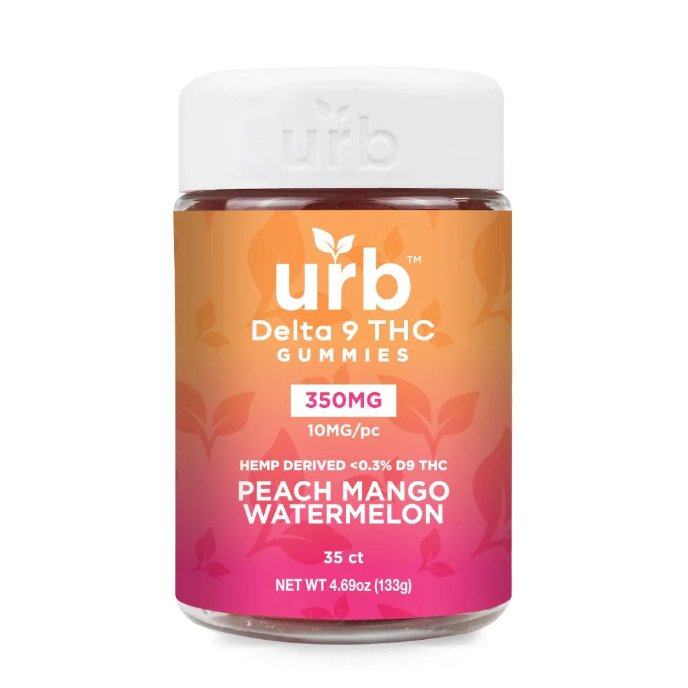 URB D9 THC Gummies 350MG- 35ct