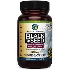 Amazing Herbs | Black Seed Oil Softgels- 90ct