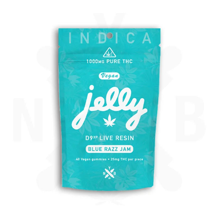 JELLY D9XP LIVE RESIN GUMMIES 1000MG / 40CT / 25MG PER PK