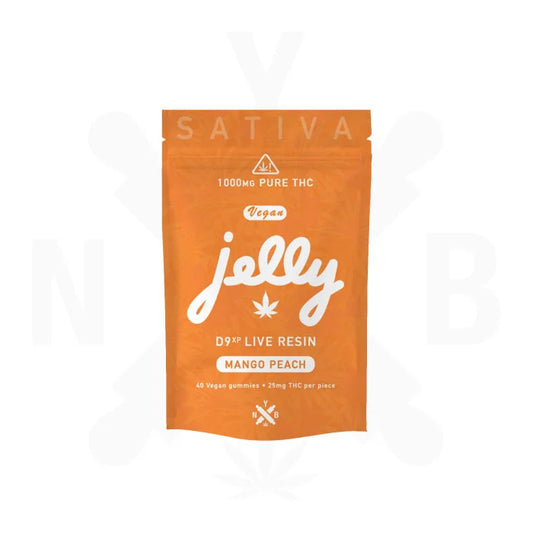 JELLY D9XP LIVE RESIN GUMMIES 1000MG / 40CT / 25MG PER PK