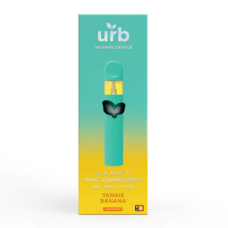 Urb 3G Saucy THC Diamonds Disposable Vape - Lime Sherbert Punch
