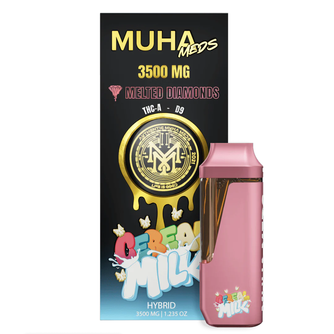 Muha Meds | Melted Diamonds THCa D9 Disposables- 3.5G