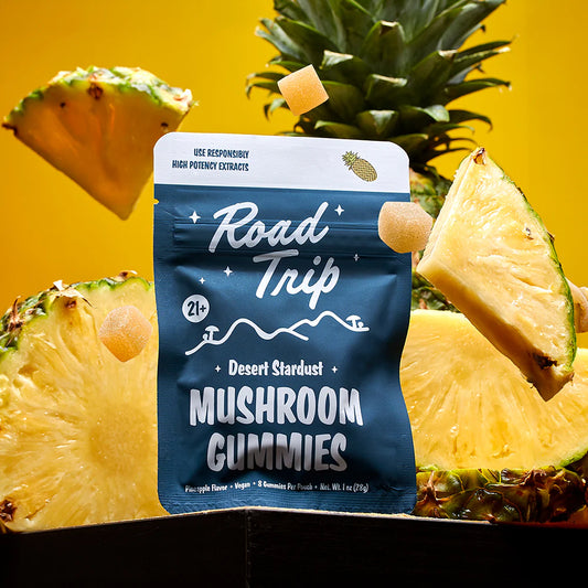 Road Trip Mushroom Gummies - Desert Stardust - Pineapple - 8ct