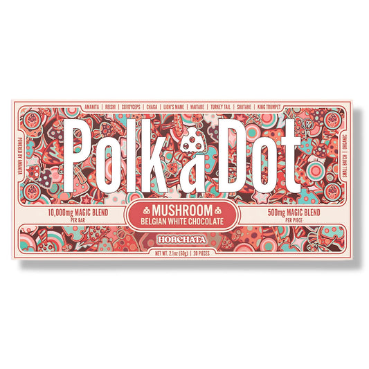 Polk a Dot - Magic Mushroom Chocolate Bar - Horchata - 500mg per piece