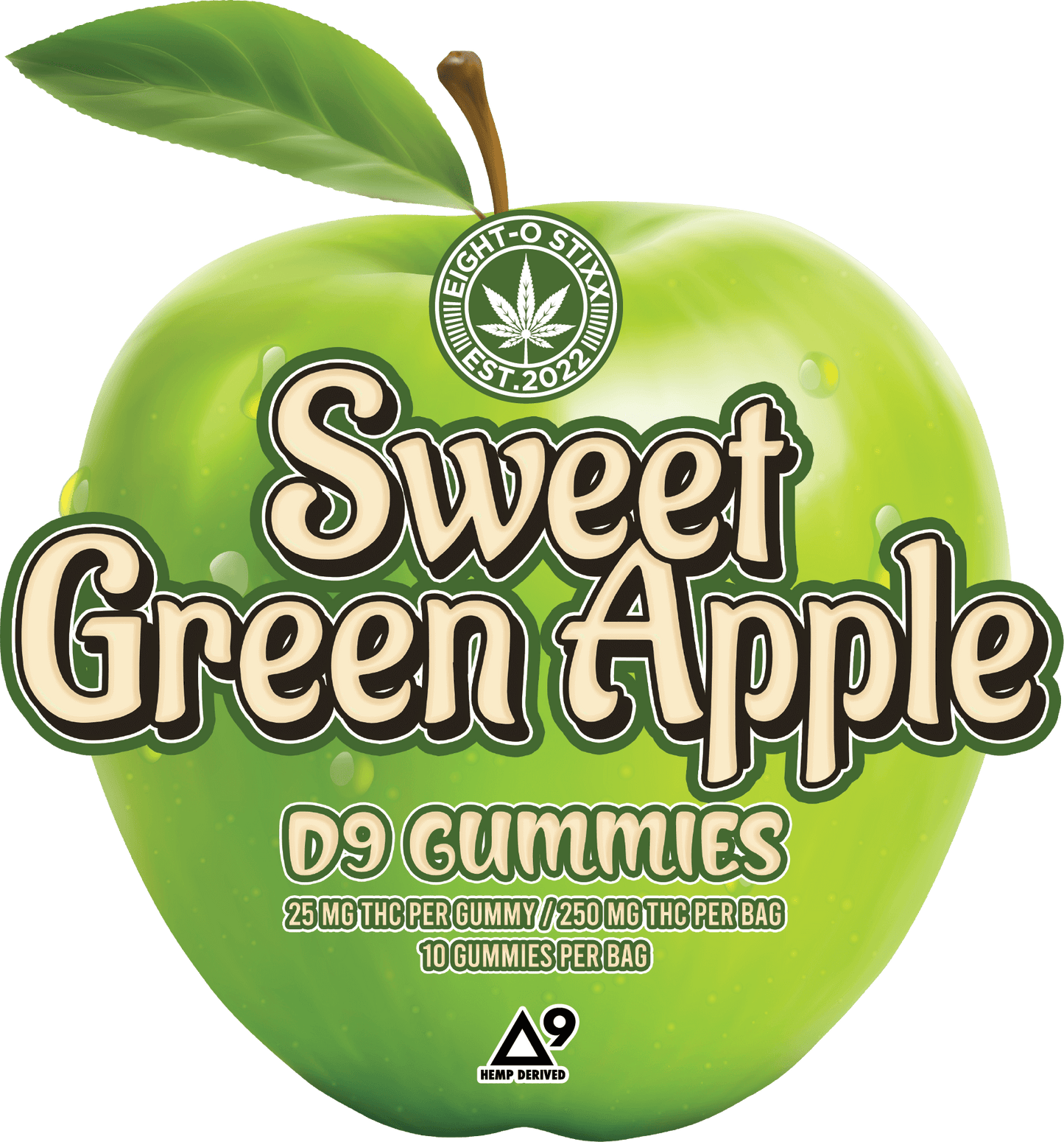 Eight-O Stixx | Delta 9 Gummies : 250mg [10ct]