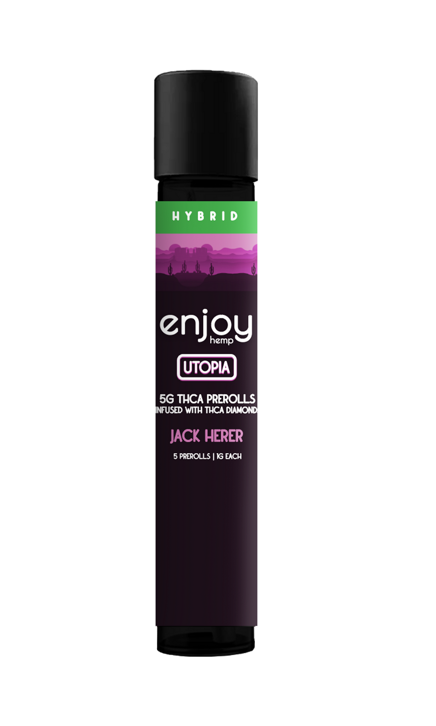 Enjoy - 5G TCHa Pre-Rolls Infused with THCA Diamonds | 5ct