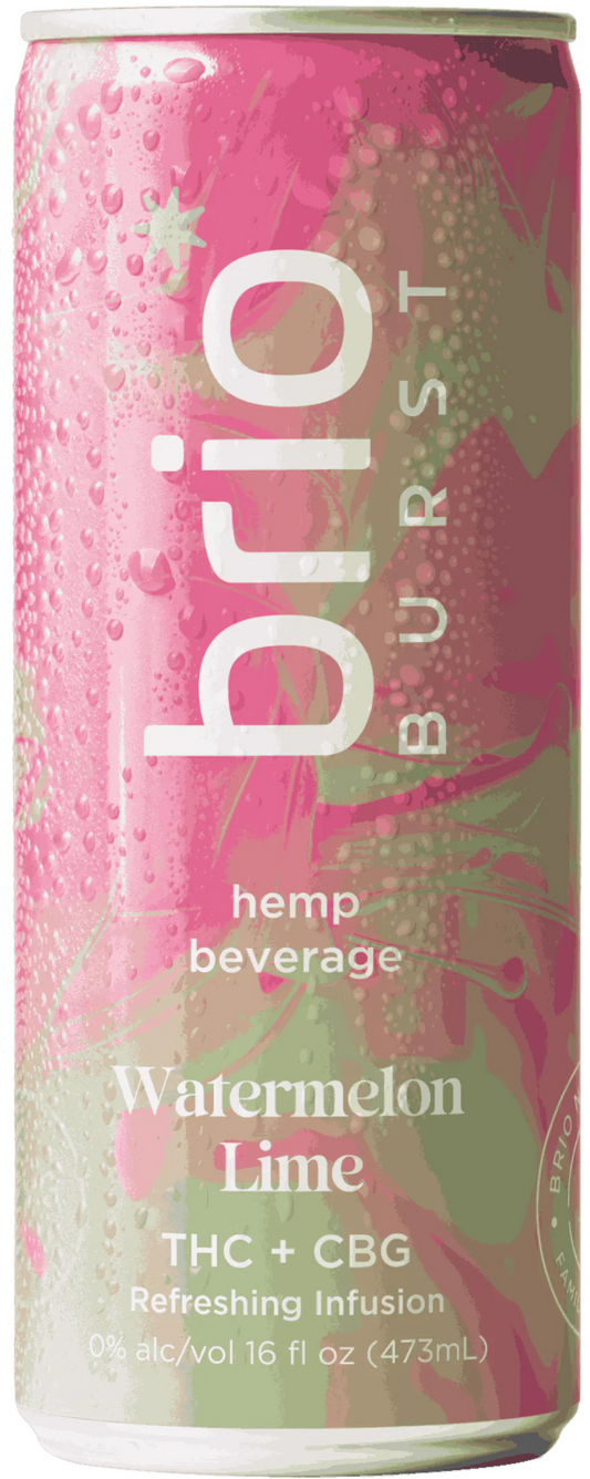 Brio Drink | Burst Watermelon Lime 10mg THC + CBG