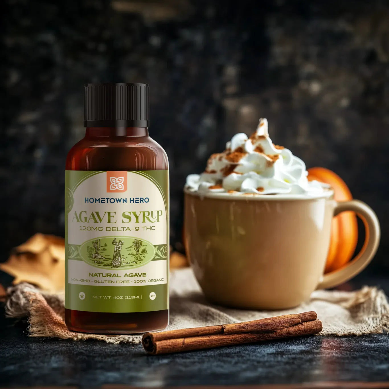 Hometown Hero | Agave Syrup - 120mg Delta-9 THC