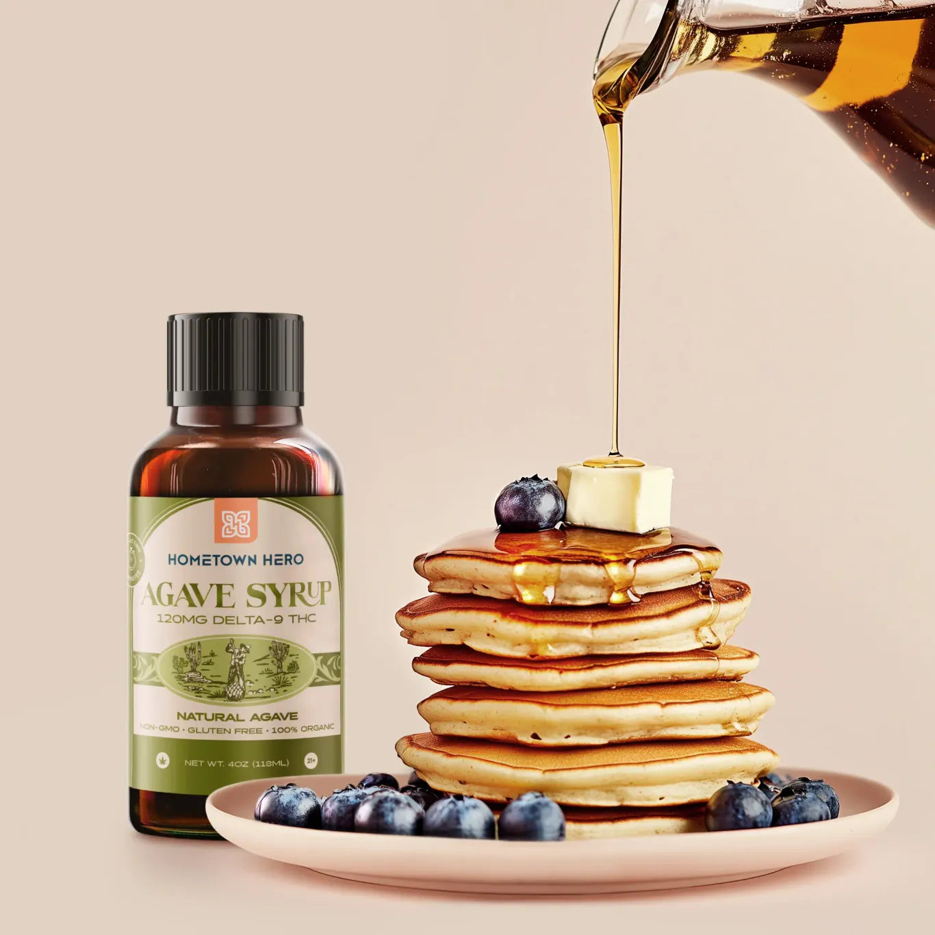 Hometown Hero | Agave Syrup - 120mg Delta-9 THC