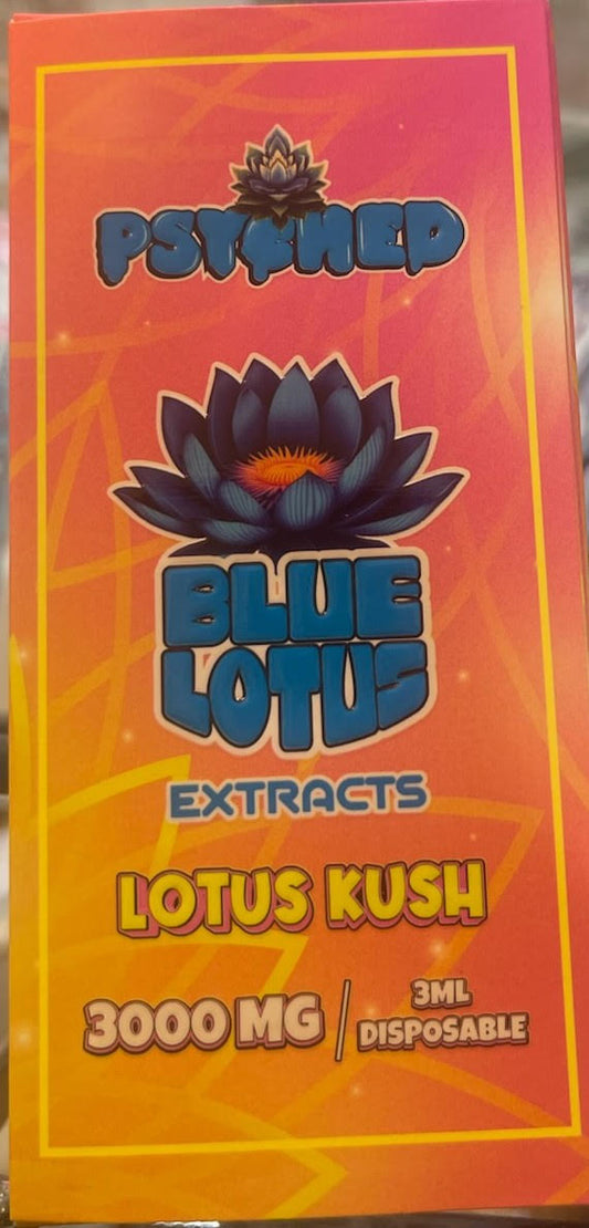 Psyched Blue Lotus Disposable- Lotus Kush- 3ml